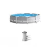 Water cartridge pool set, metal frame 305x76 cm INTEX PRISM FRAME POOL 26702