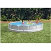 Water cartridge pool set, metal frame 366 x 76 cm - INTEX PRISM FRAME POOL 26710