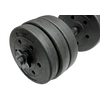 S-SPORT 15 kg Black Cement Dumbbell Set