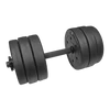 S-SPORT 15 kg Black Cement Dumbbell Set