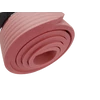 S-SPORT Pink Extra Thick NBR Yoga Mat with Carrying Strap