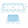 Metal frame pool set 400x200x100 CM INTEX PRISM FRAME 26788