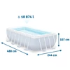 Fémvázas medence szett 488x244x107 CM INTEX PRISM FRAME 26792-Sportsarok