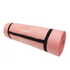 S-SPORT Pink Extra Thick NBR Yoga Mat with Carrying Strap