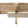 Tornado bench with wooden legs, 3 m S-SPORT