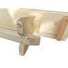 Swedish bench with wooden legs, 2 m S-SPORT