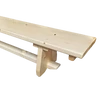 Swedish bench with wooden legs, 2 m S-SPORT