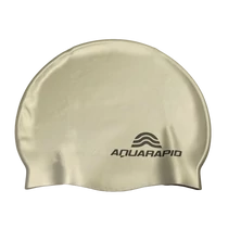 Silicone swim cap, grey - AQUARAPID