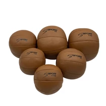 S-SPORT leather medicine ball 4 kg