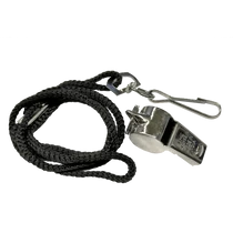 Metal whistle with cord S-SPORT