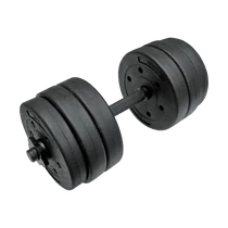 S-SPORT 15 kg Black Cement Dumbbell Set