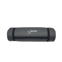 S-SPORT Grey Extra Thick NBR Yoga Mat with Carrying Strap