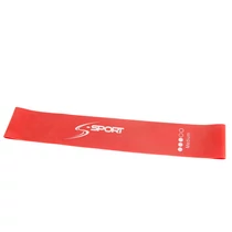 S-SPORT mini resistance band, red, medium - S-Sport