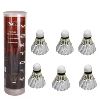 Badminton Set, 6 pcs, Feather VEKTORY SPORT