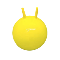 Bouncing ball, 45 cm, yellow - S-SPORT