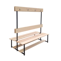 Locker Room Bench, double-sided 1,5 m-es S-SPORT