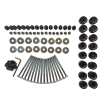 Fixing screw set for trampoline poles , 16 pieces S-SPORT