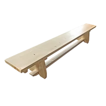 Swedish bench with wooden legs, 2 m S-SPORT