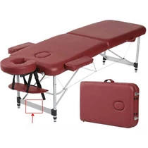 Foldable massage bed SPARTAN ALU