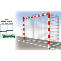 Handball drop net 3x2 m, 4 mm TREMBLAY BLACK_s-sport.store