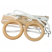 Gym set with kids ring, wooden S-SPORT