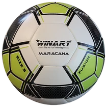 Football ball, size 5, WINART MARACANA GREEN - S-Sport.store