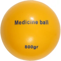 PVC medicine ball, with smooth surface, 0,8 kg PLASTO