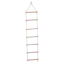 Rope ladder, wood, with 7 rungs S-SPORT