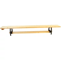 Swedish bench with metal legs, 2 m S-SPORT