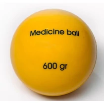 PVC medicine ball, with smooth surface, 0,6 kg PLASTO