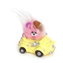 Kachooz white toy with baby carriage