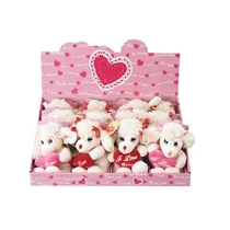 Plush dog with heart UNIKATOY 222326