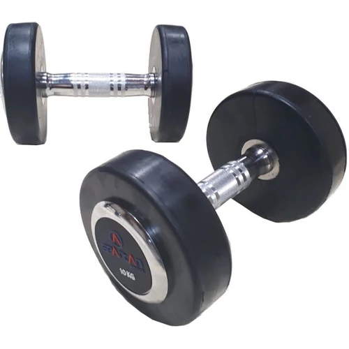 Rubber hand dumbbell, 30 kg S-SPORT