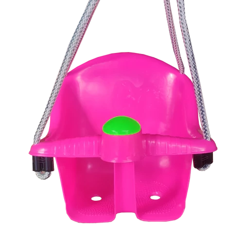 Baby swing with piping noise,  pink METALCAR 