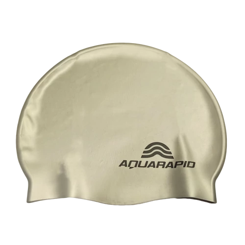 Silicone swim cap, grey - AQUARAPID