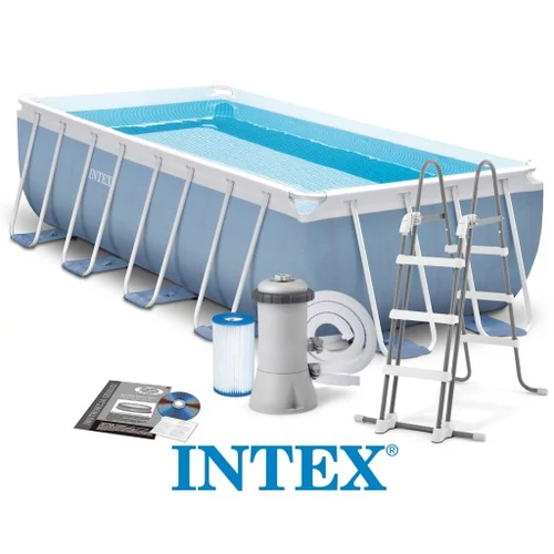 Metal frame pool set 400x200x100 CM INTEX PRISM FRAME 26788