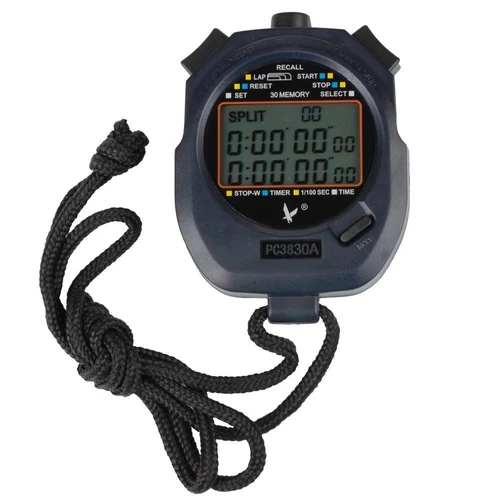 Stopwatch with three row display LEAP PC3830