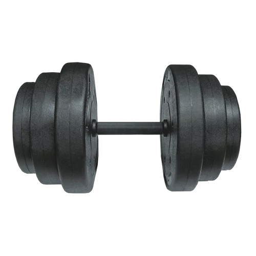 S-SPORT 20 kg Black Cement Dumbbell Set - S-Sport