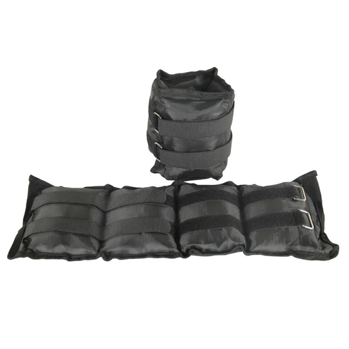 S-SPORT Ankle/Wrist weight 2x2 kg, black - S-Sport.store