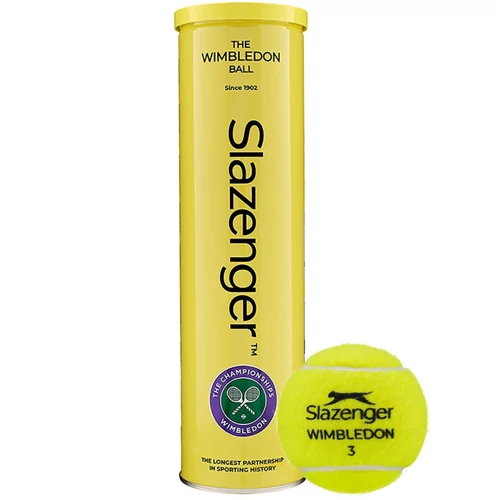 Tennis Balls, 4-Pack Set SLAZENGER WIMBLEDON - S-Sport