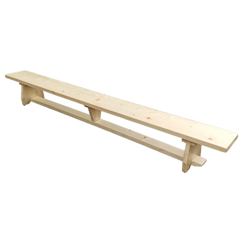 Swedish bench with wooden legs, 3 m S-SPORT