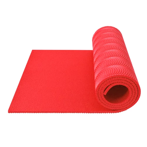 S-SPORT Single layer polyfoam camping mattress, red