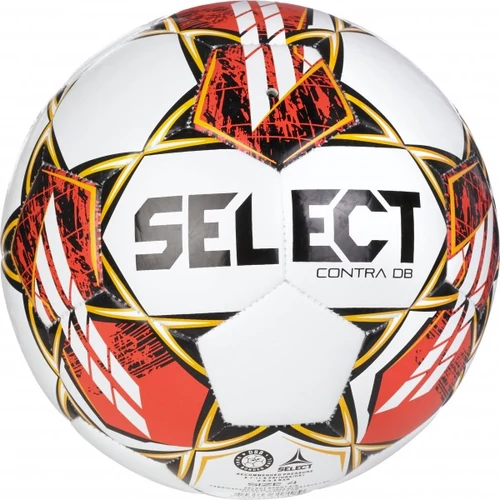 Football, size 4 SELECT CONTRA V23 WHITE/RED - S-Sport