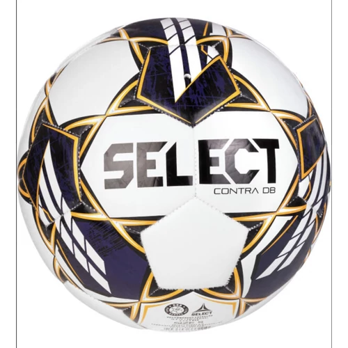 Football, size 5 SELECT CONTRA V23 WHITE/PURPLE - S-Sport