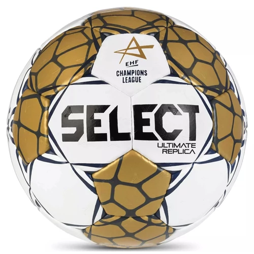Select Ultimate Handball EHF Champions League Replica V24 white/gold Size 0 - S-Sport