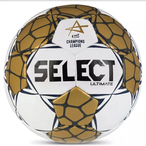 Competition Handball Select Ultimate EHF Champions League V24 white/gold size 2 - S-Sport