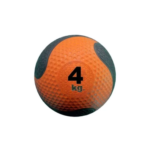 Rubber medicine ball, 4 kg SPARTAN POWER - S-Sport.store