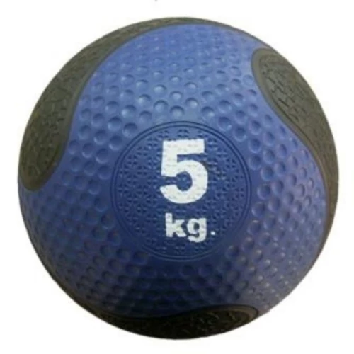 Rubber medicine ball, 5 kg SPARTAN POWER - S-Sport.