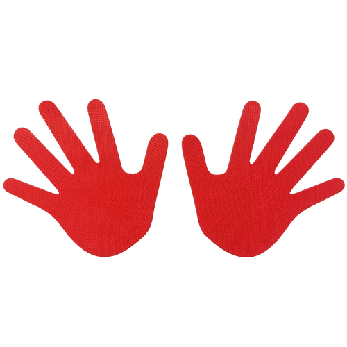 Rubber hand floor markers - TREMBLAY