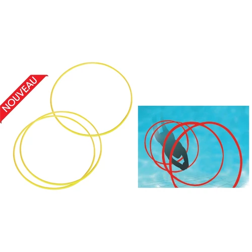 Diving slalom rings , set of 3 with 70 cm diameter TREMBLAY